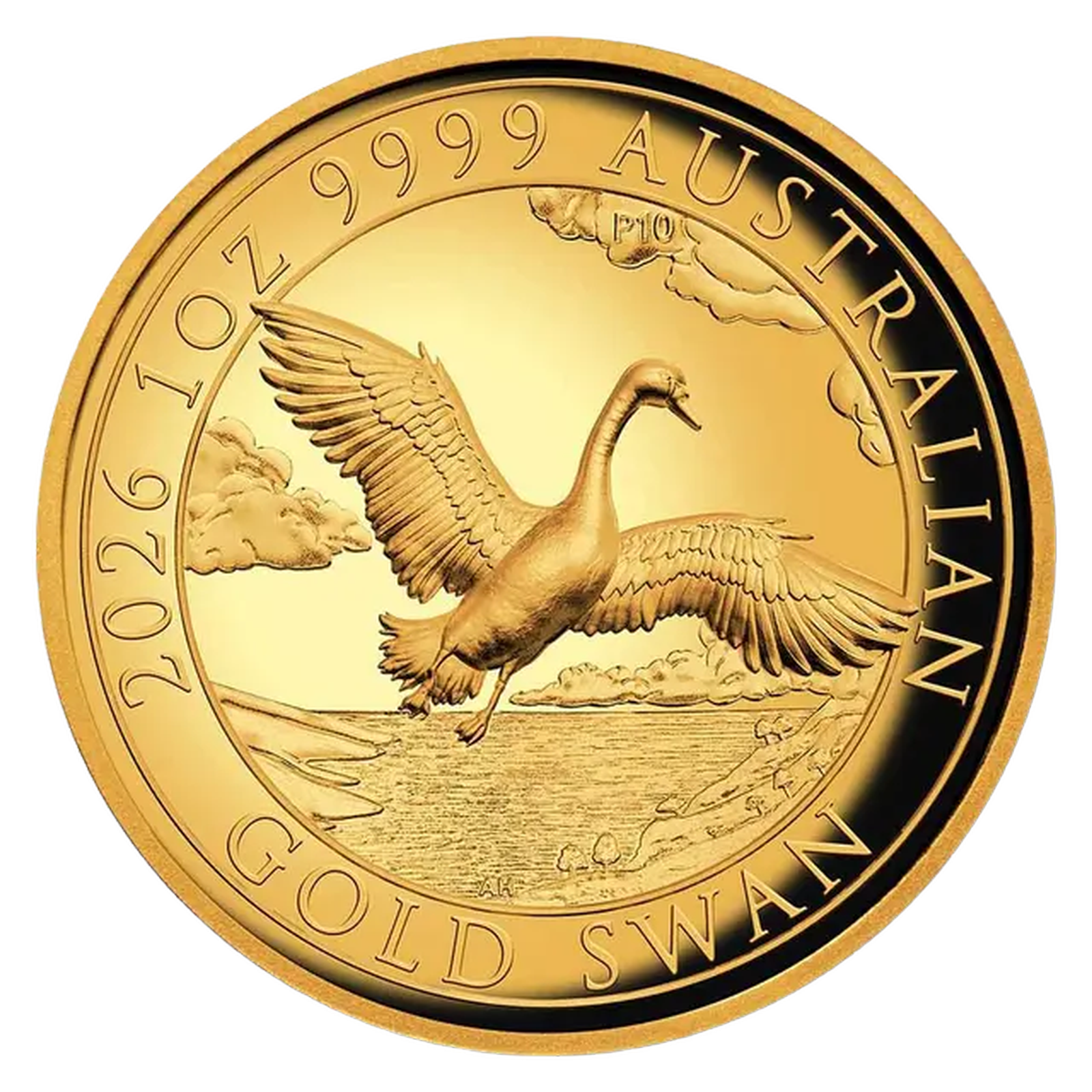 1 onza Moneda de Oro - Perth Mint 10.º Aniversario del Cisne Proof
